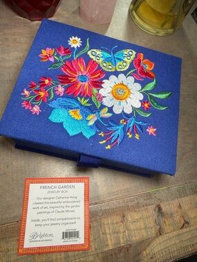 The item shown is a Brighton French Garden Jewelry Box